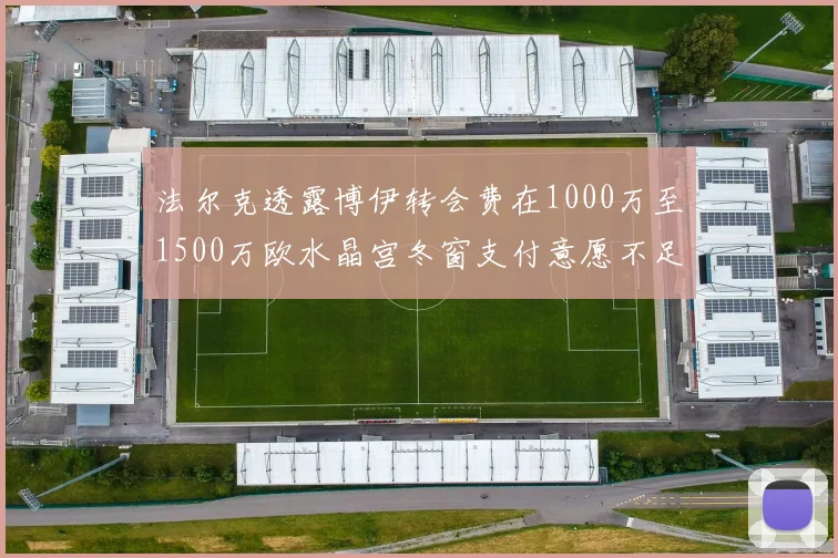 法尔克透露博伊转会费在1000万至1500万欧水晶宫冬窗支付意愿不足